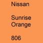 Preview: Nissan, Sunrise Orange, 806.